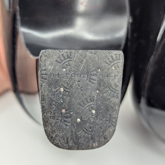 Life Stride Black Patent Mary Jane Heels Size 7 AAA Narrow Strap Vintage - Picture 8 of 8